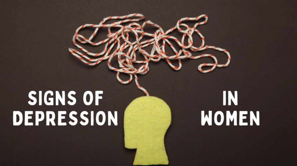 signs of depression in women