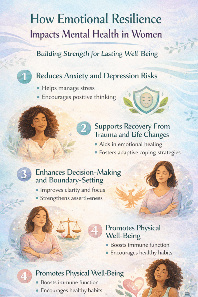 how emotional resilience impacts mental health in women