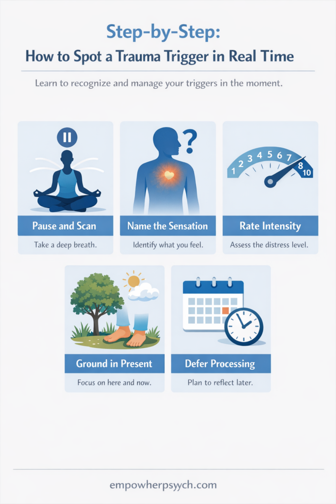 How to Spot a Trauma Trigger in Real Time