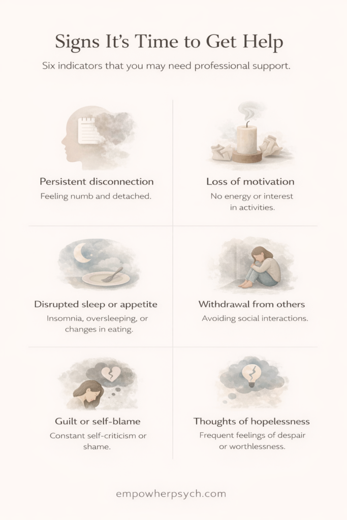 Signs It’s Time to Get Help