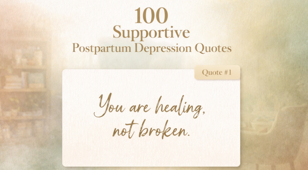 100 postpartum depression quotes