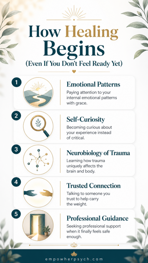 how healing begins even if you dont feel ready yet