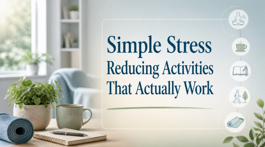 stress reducing activities that actually work