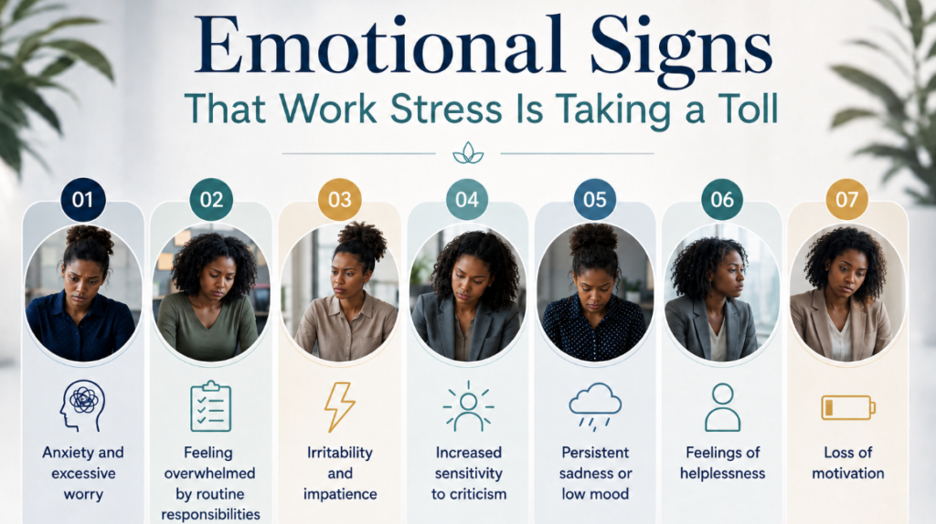 emotional signs that work stress is taking a toll