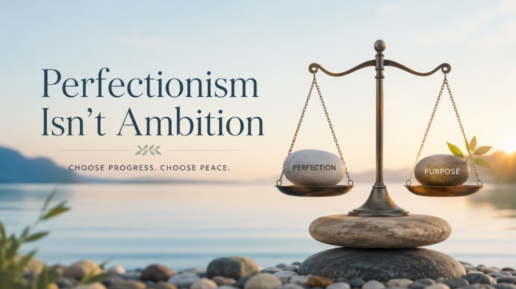 perfectionism is not ambition