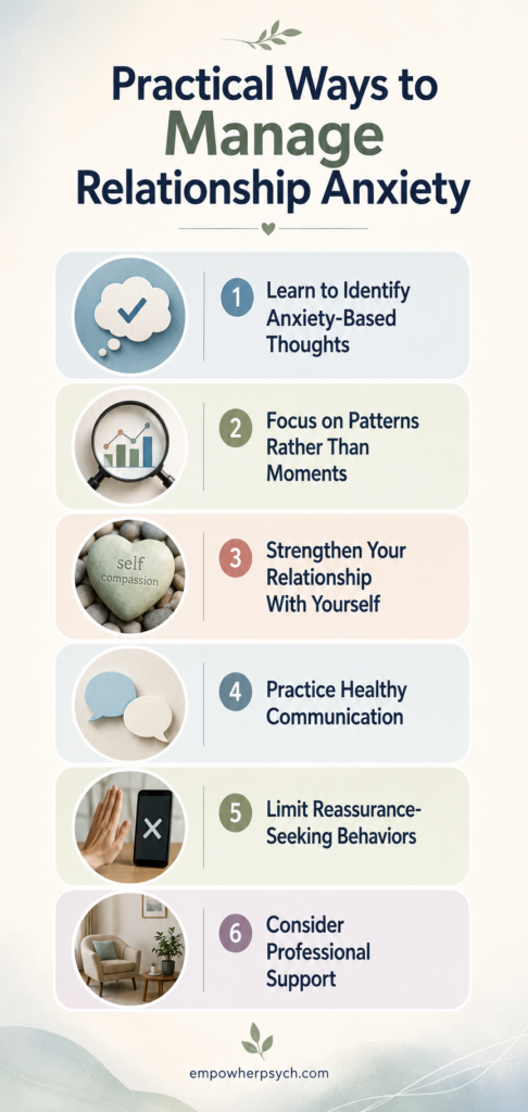 practical ways to manage relationship anxiety