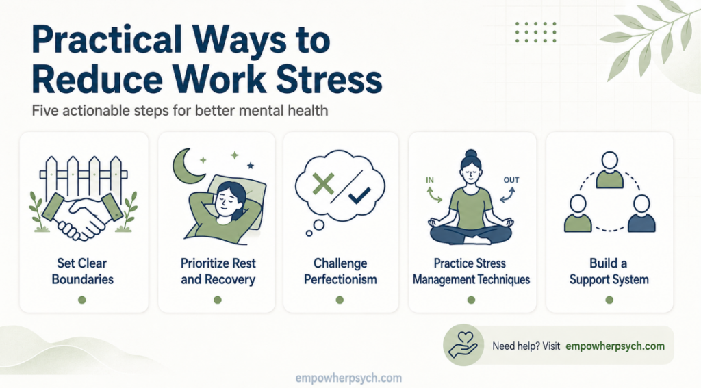 practical ways to reduce work stress