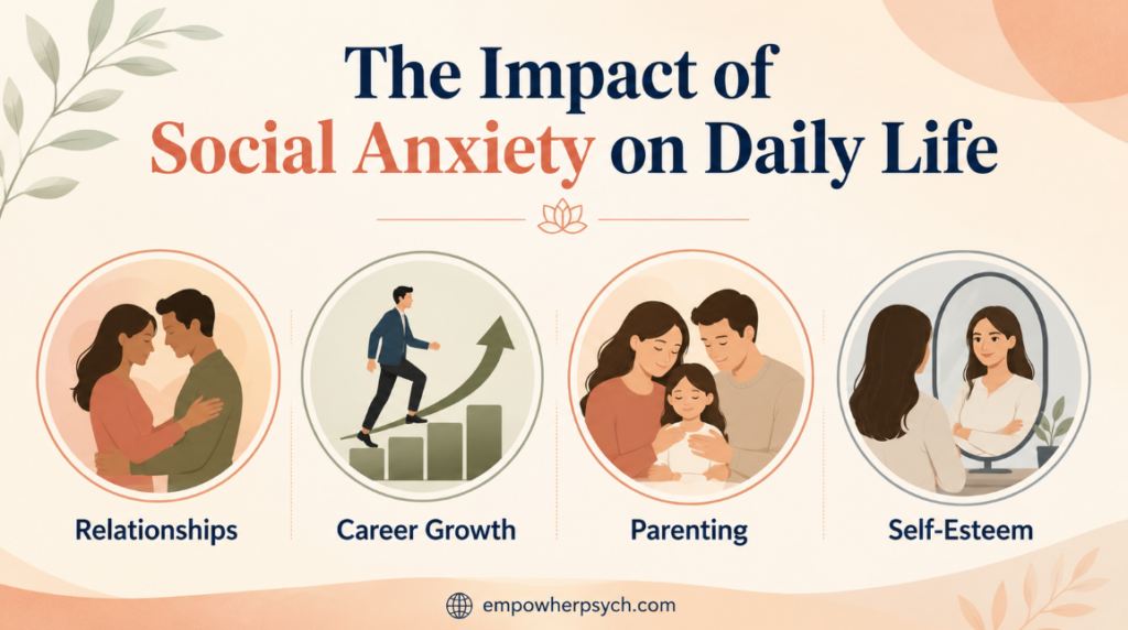 the impact of social anxiety on daily life